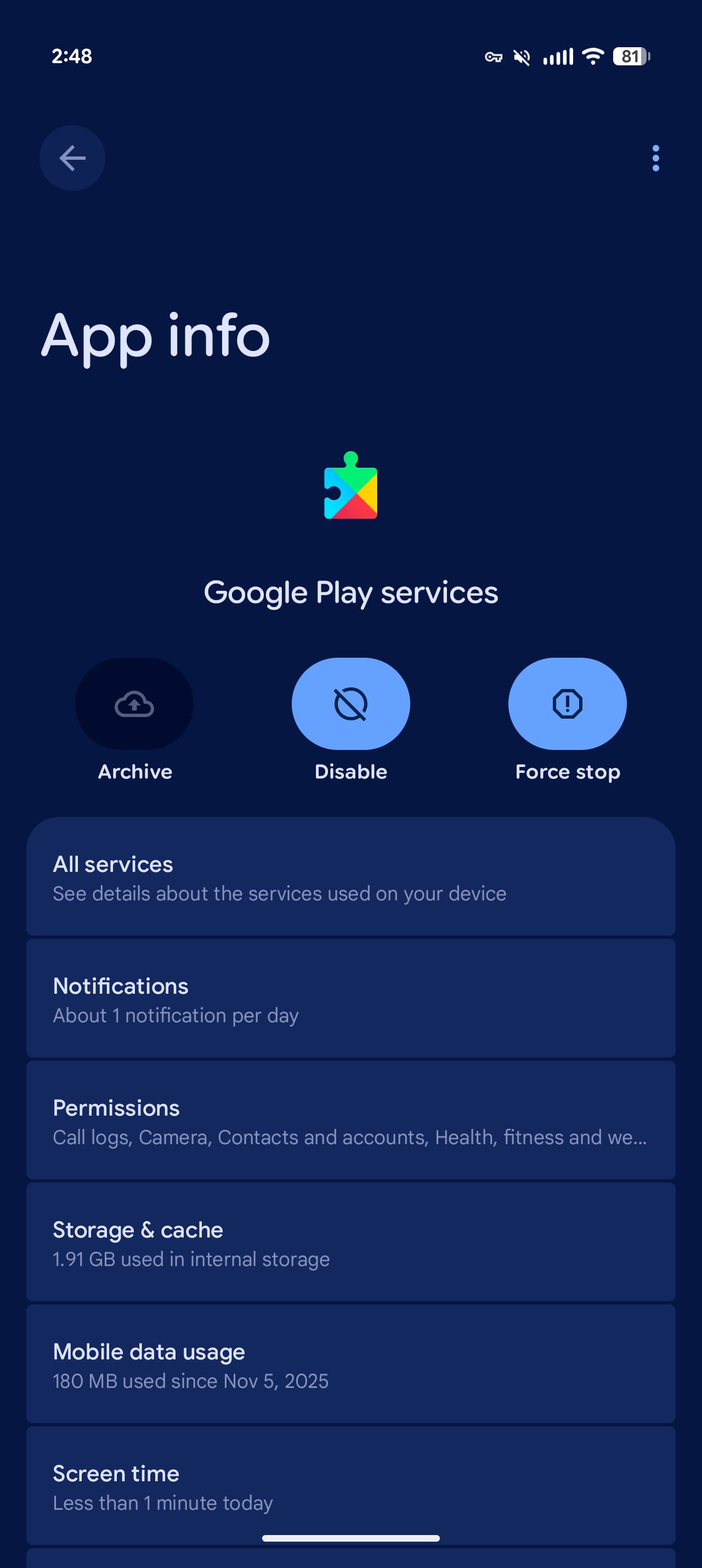 Informational graphic depicting an Android system update progress bar and management interface.