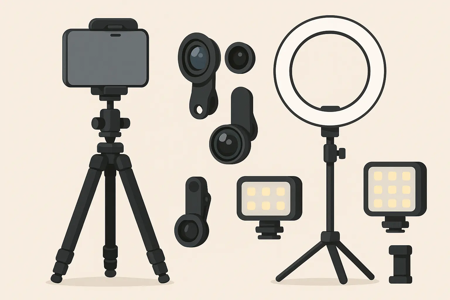 Comparison of an iPhone and a Samsung Galaxy device focusing on their rear camera arrays.