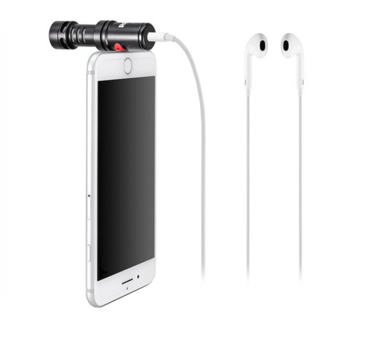 Rode VideoMic Me directional microphone for smartphones.