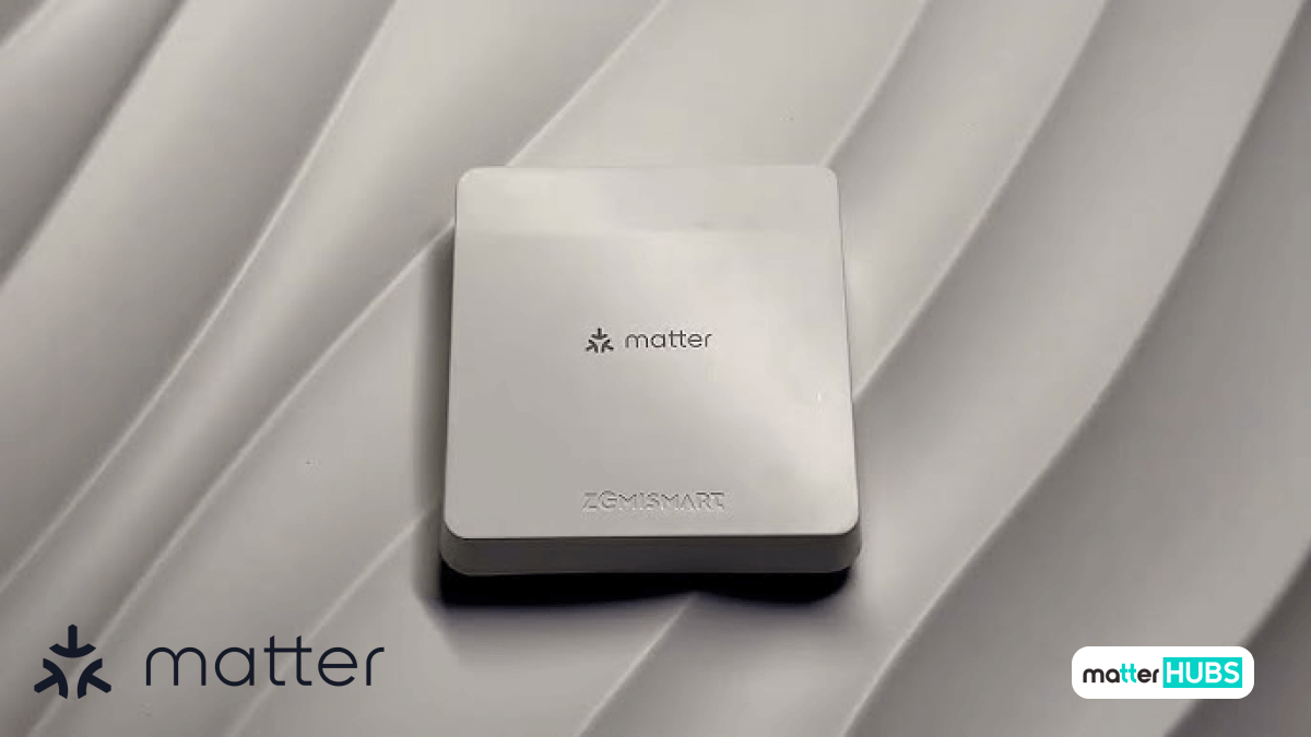 A compact Zemismart M1 smart home hub showing its interface ports.