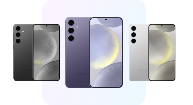 A collection of various modern smartphones showcasing the range of devices covered under AT&T Protect Advantage.