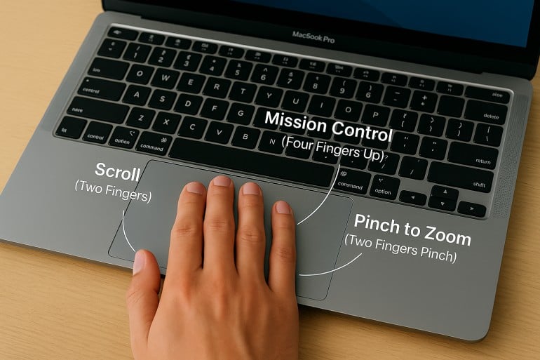 8 Best MacBook Trackpad Gestures for Productivity