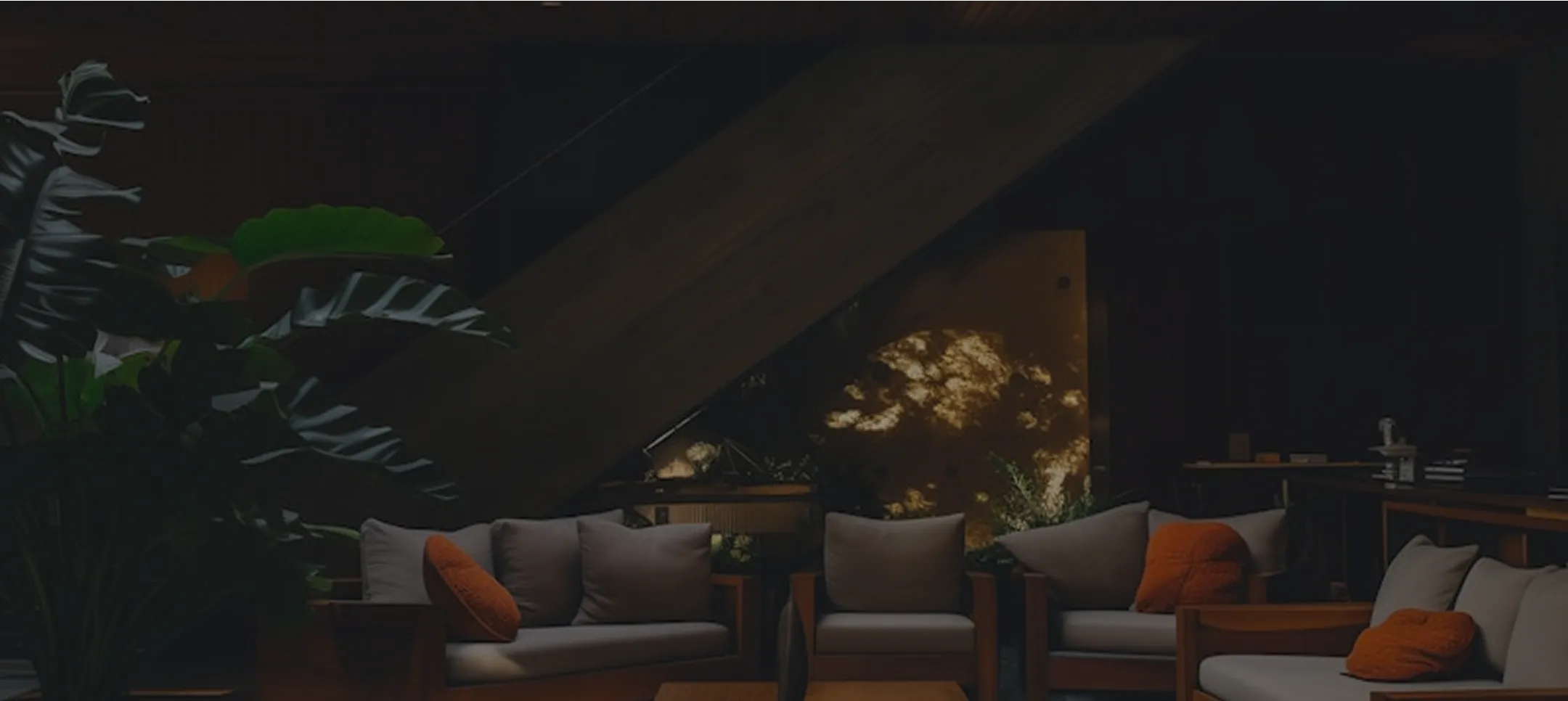 A cozy, well-lit modern living room interior.