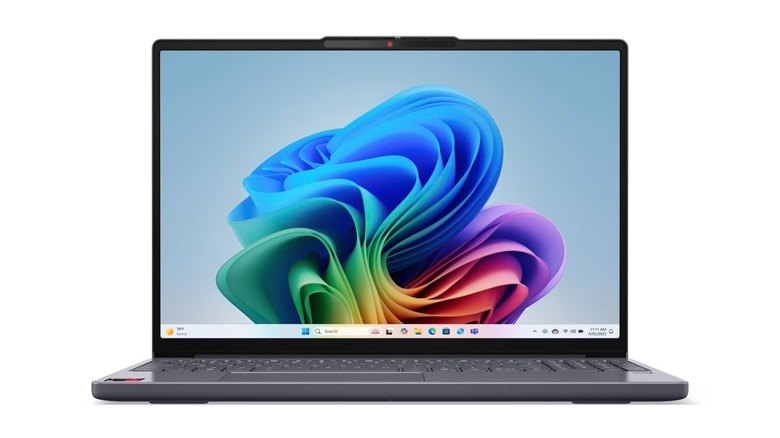 Lenovo IdeaPad Slim 3 laptop featuring Qualcomm Snapdragon technology for enhanced efficiency.