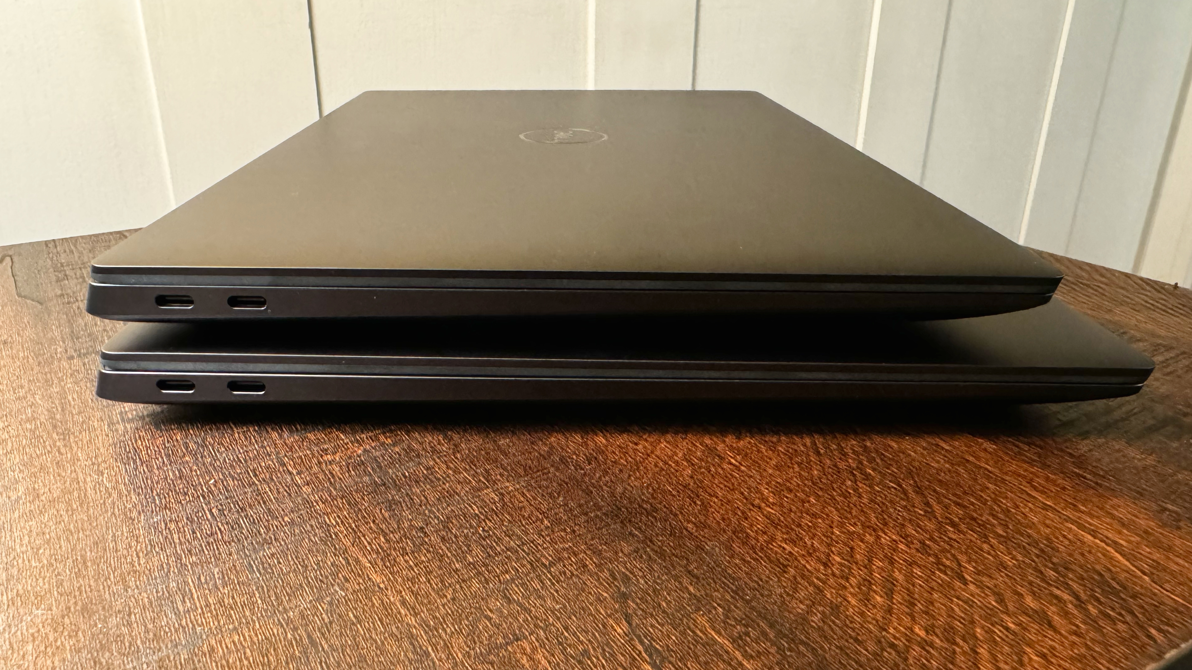 Front view of Dell XPS 16 and XPS 14 displays showing vivid colors.