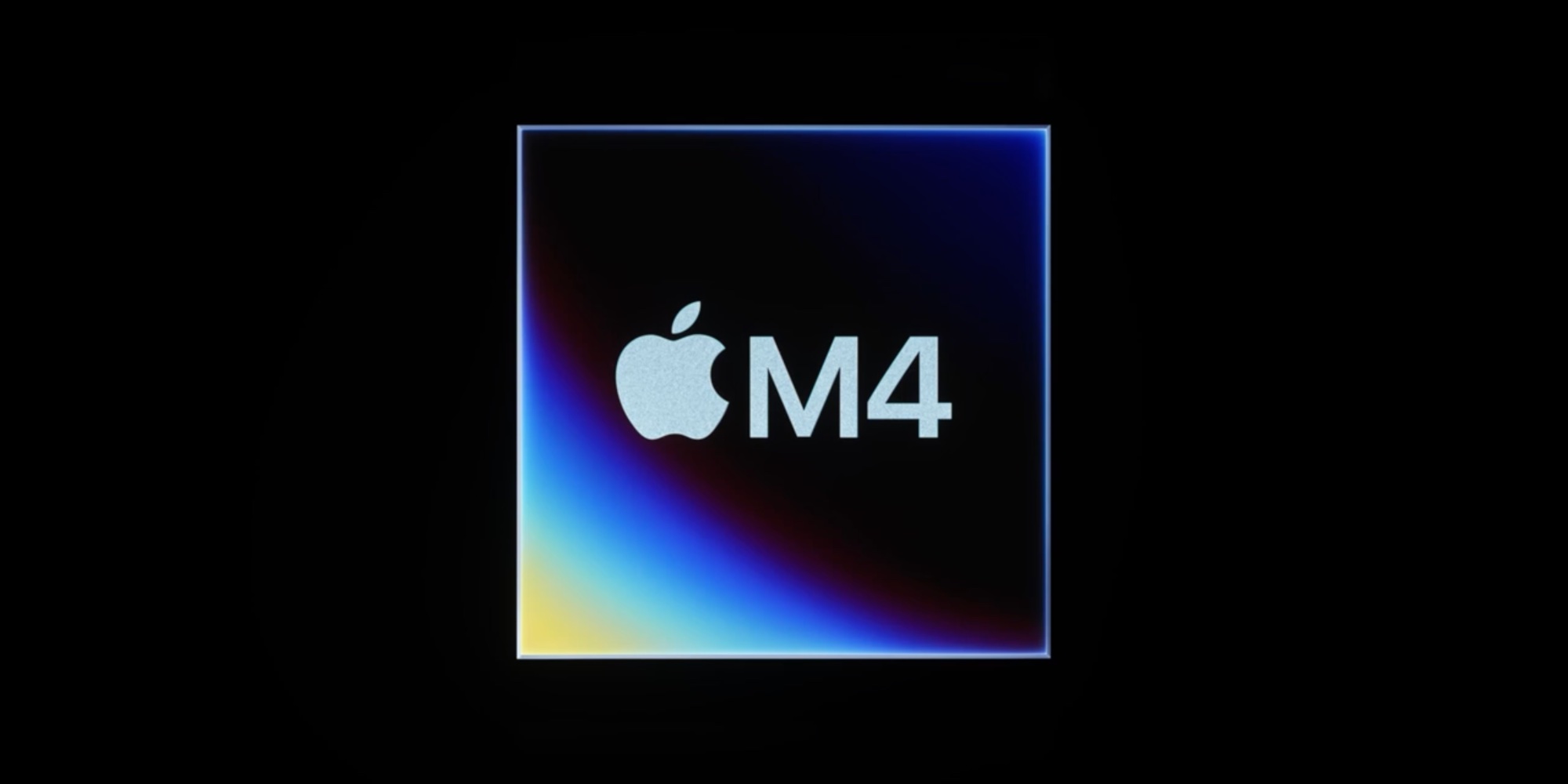Apple official graphic showing the architecture of the M4 chip.