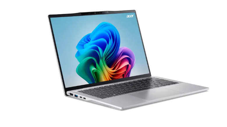 Acer Swift 14 AI laptop showcasing its modern design.