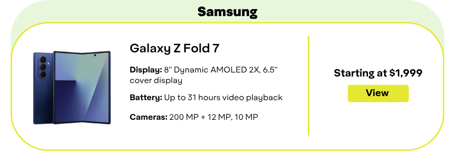 A Samsung Galaxy Z Fold 7 being used for multitasking and productivity tasks.