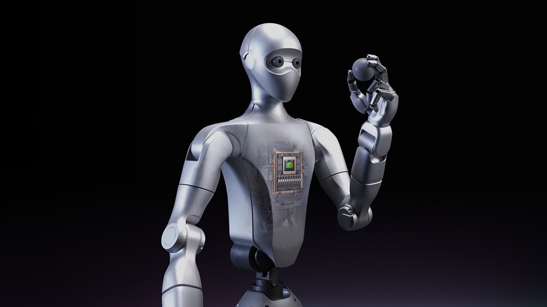 The Unitree H2 humanoid robot powered by Nvidia Isaac GR00T platform