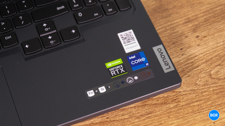 Lenovo Legion 7i Gen 8 showing performance capabilities.